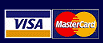 We accept Mastercard Visa and Discover
